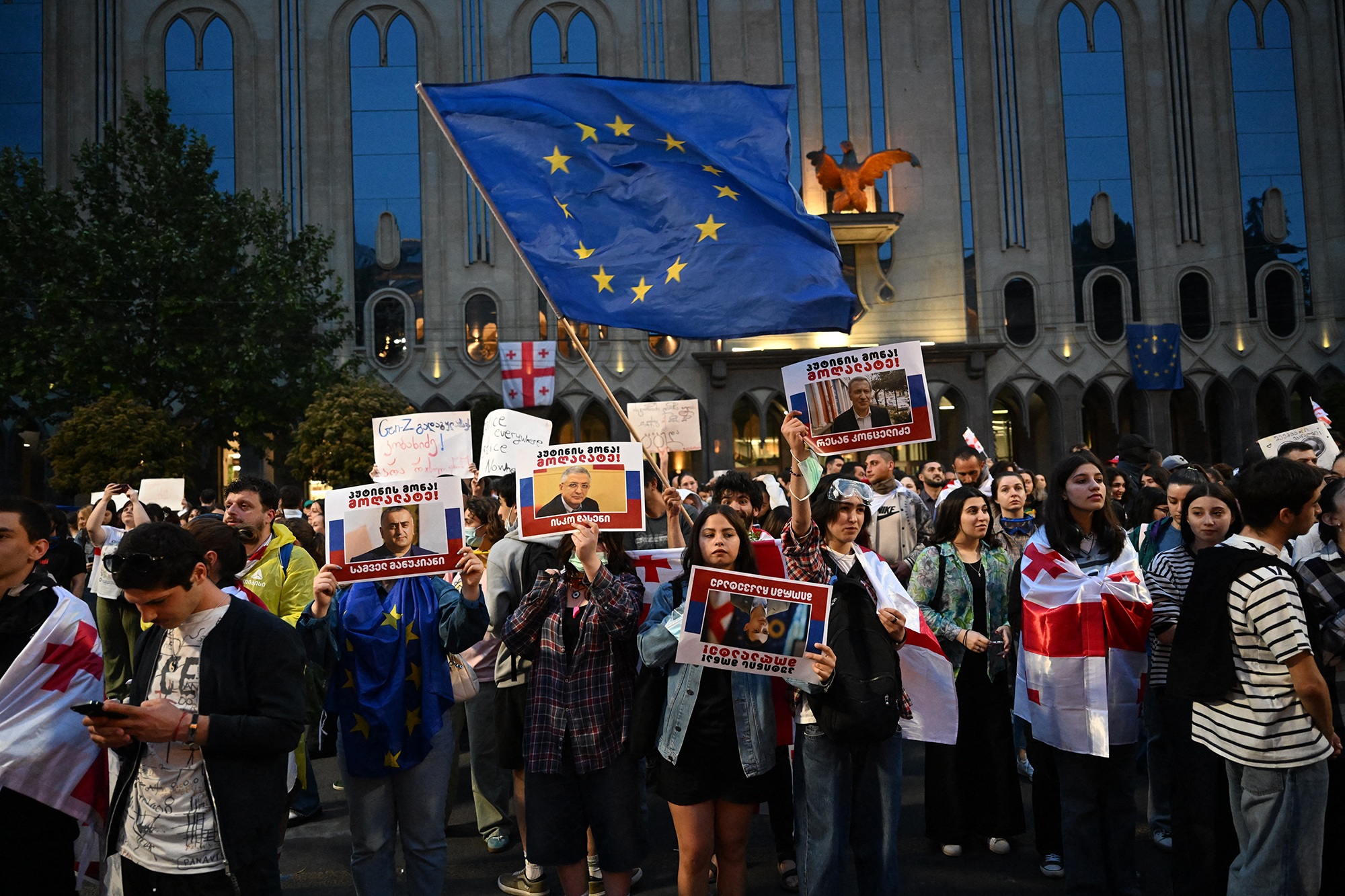 Proteste in Tiflis