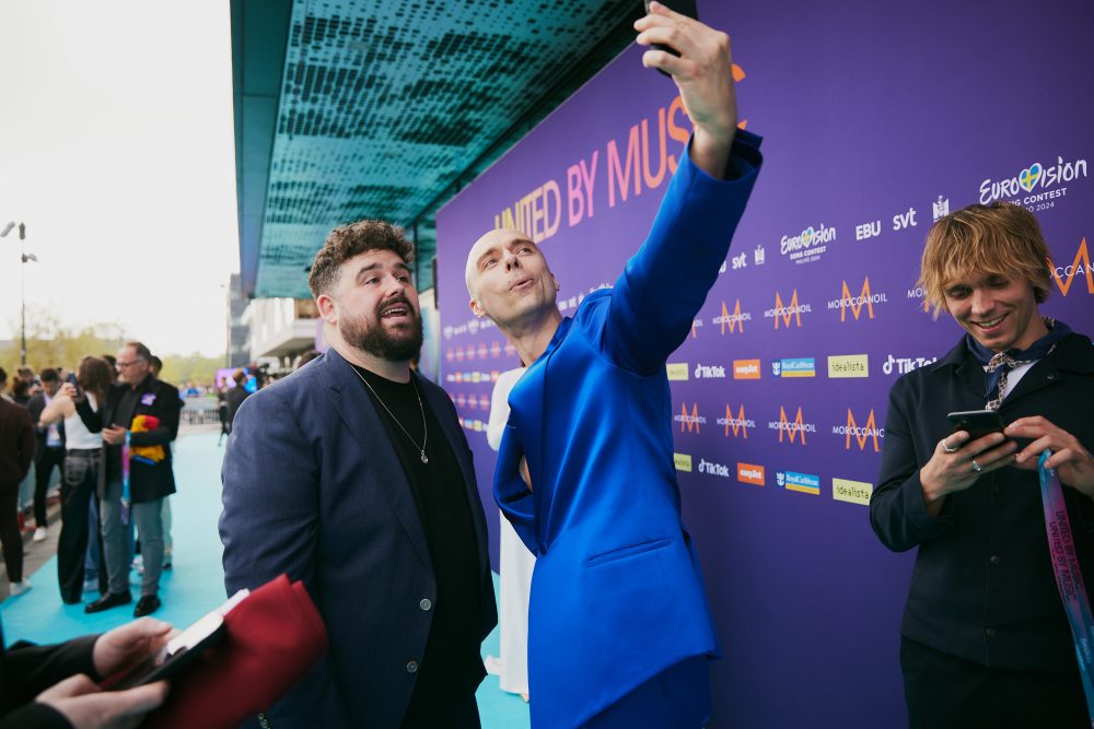 Der "Türkise Teppich" beim ESC in Malmö