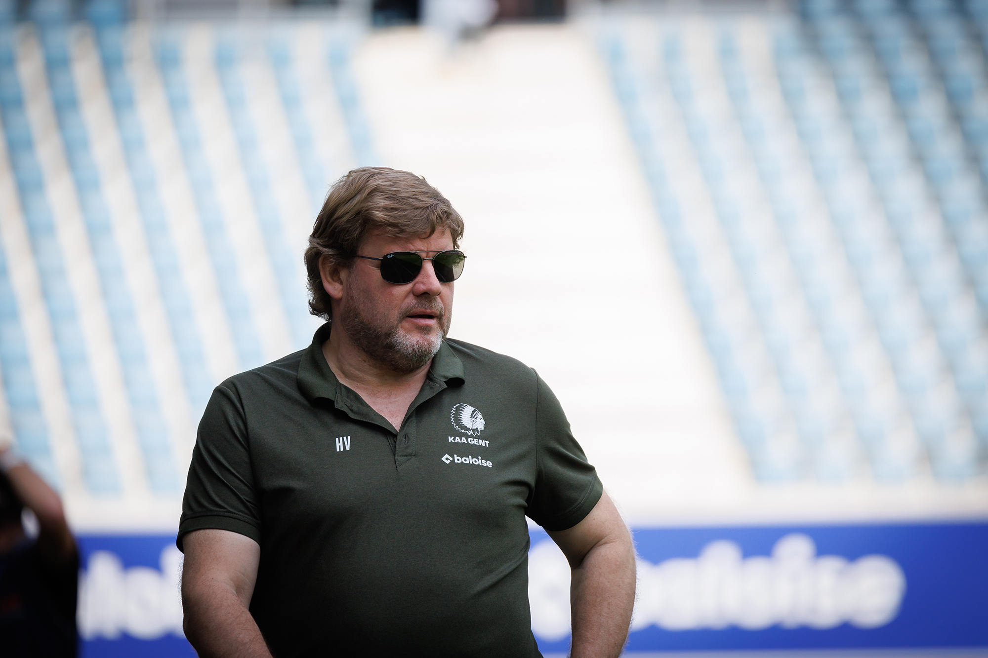 Gent-Trainer Hein Vanhaezebrouck vor dem Spiel gegen Gent am Sonntag