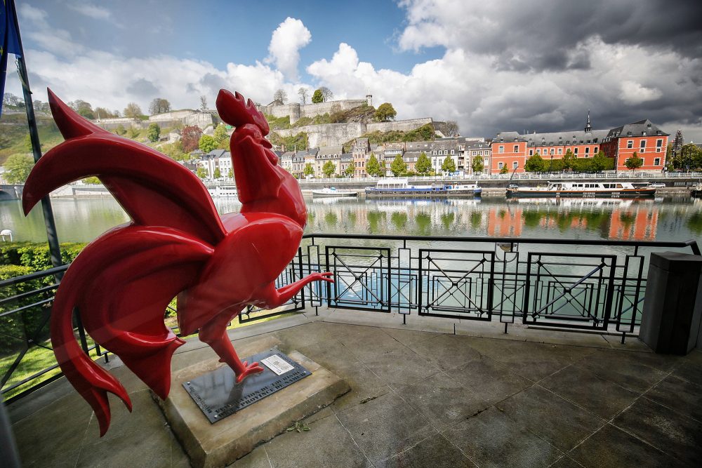 Wallonischer Hahn in Namur