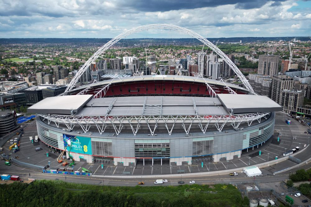 Das Wembley-Stadion in London