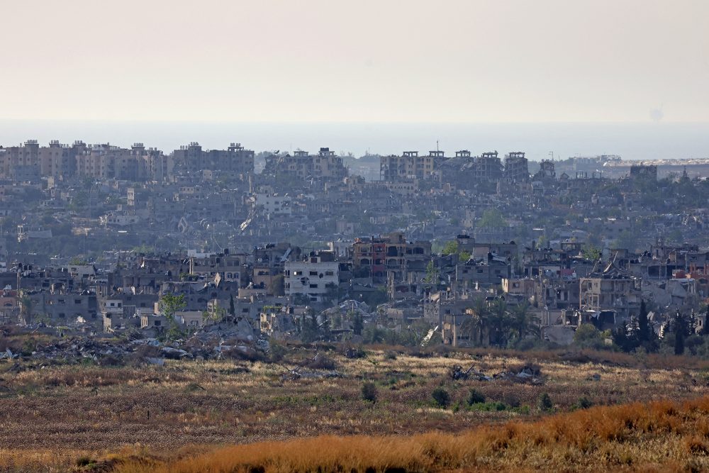 Zerstörte Gebäude im Gazastreifen