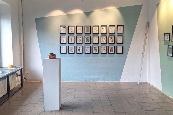 Werke aus der Ausstellung "Raus aus der Bredouille" im Kuckuck St. Vith