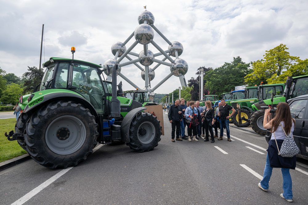 Bauernproteste in Brüssel