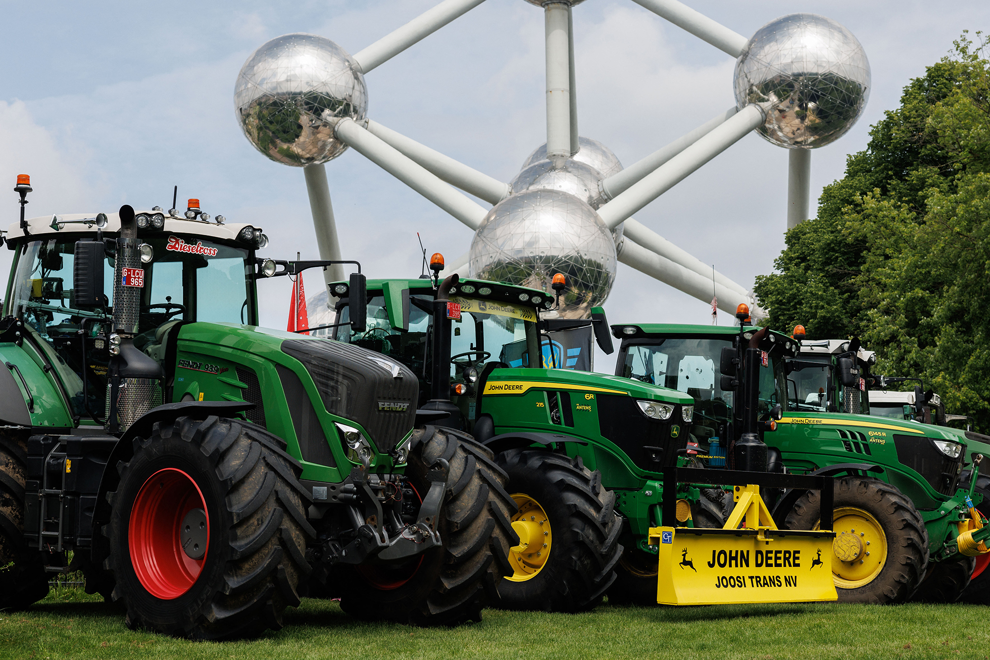 Bauernprotest in Brüssel