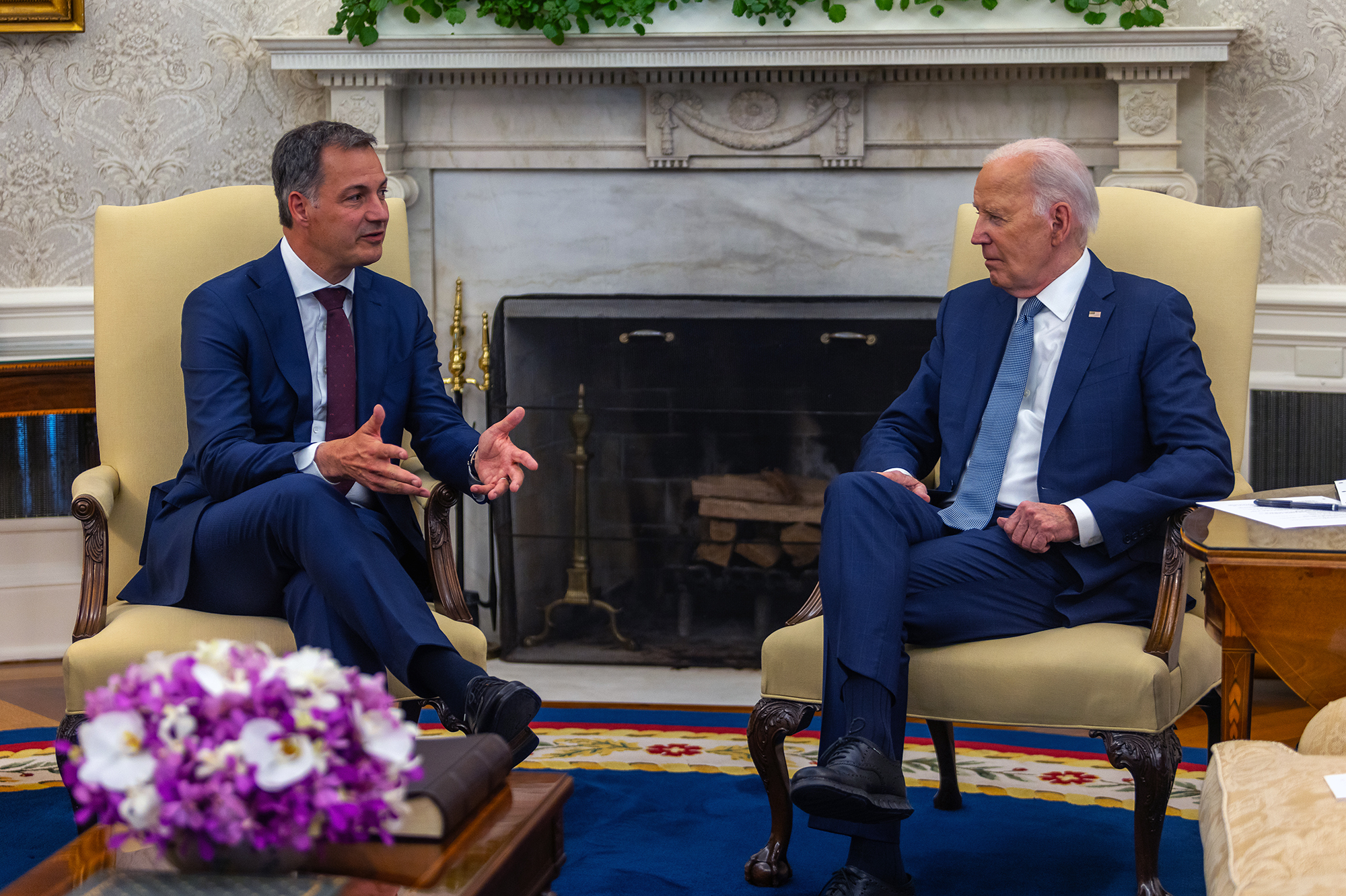 Premier Alexander De Croo zu Gast bei US-Präsident Joe Biden