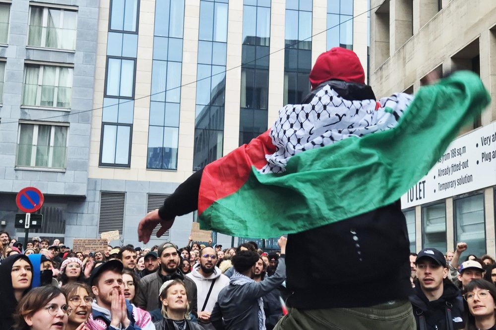 Pro-palästinensische Demonstration in Brüssel