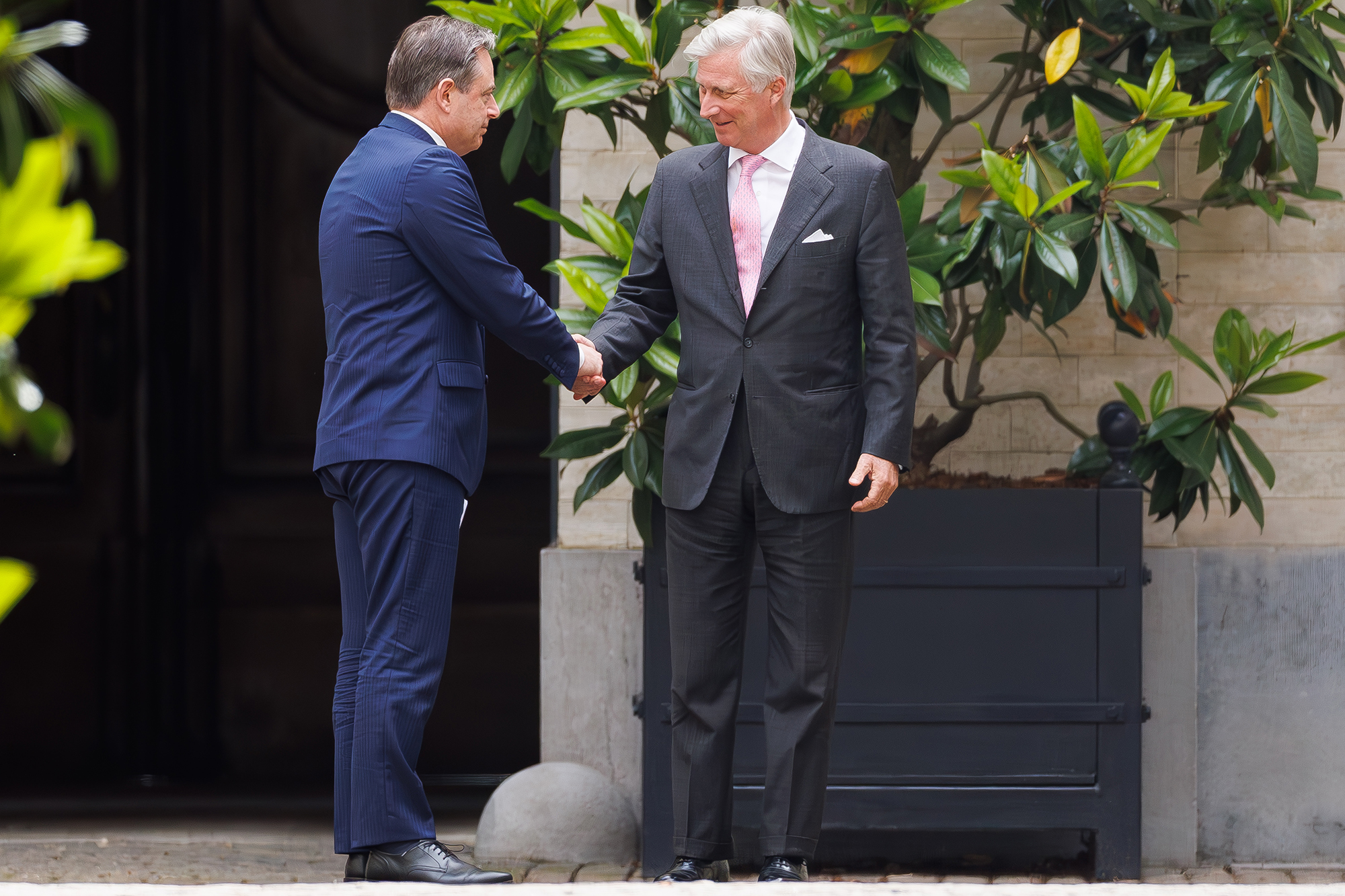 König Philippe und Bart De Wever am Mittwoch in Brüssel