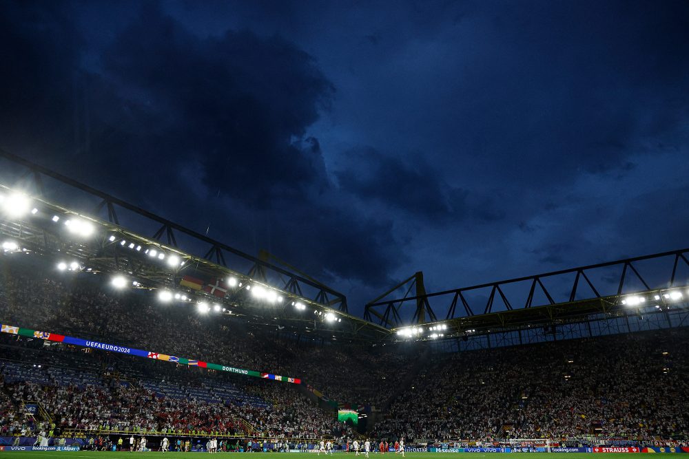 Das EM-Achtelfinale zwischen Deutschland und Dänemark fand im Westfalenstadion in Dortmund statt