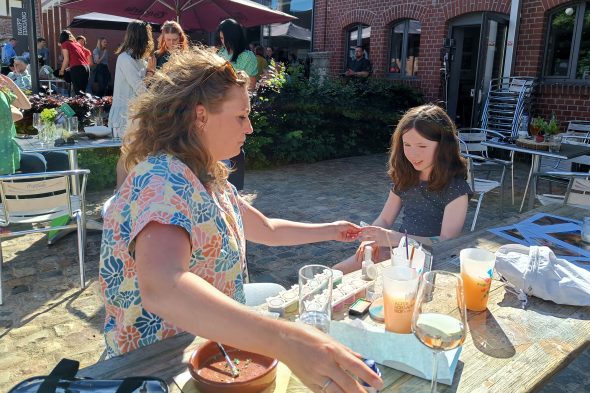 Ecolo-Parteizentrale im Alten Schlachthof in Eupen