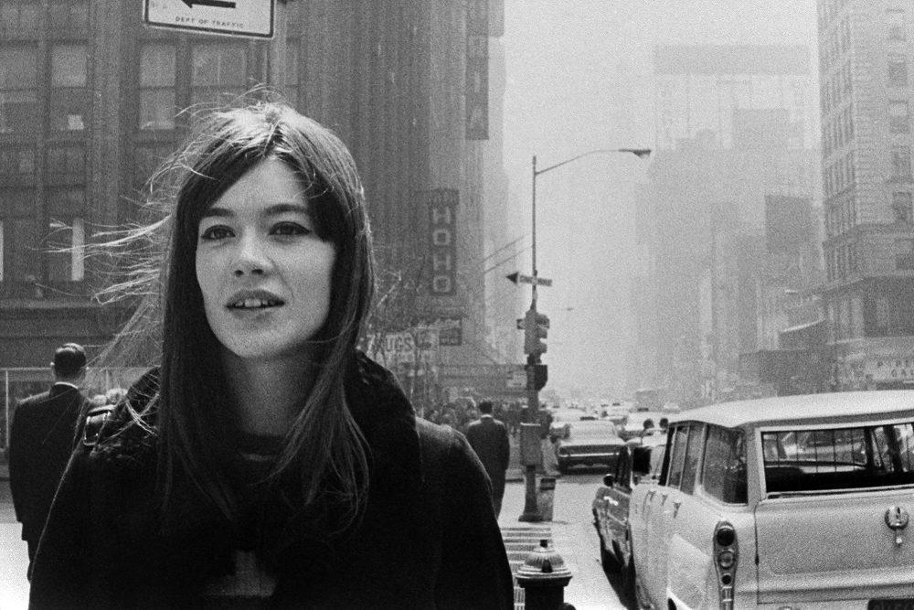 Françoise Hardy im April 1965 bei einem Aufenthalt in den USA