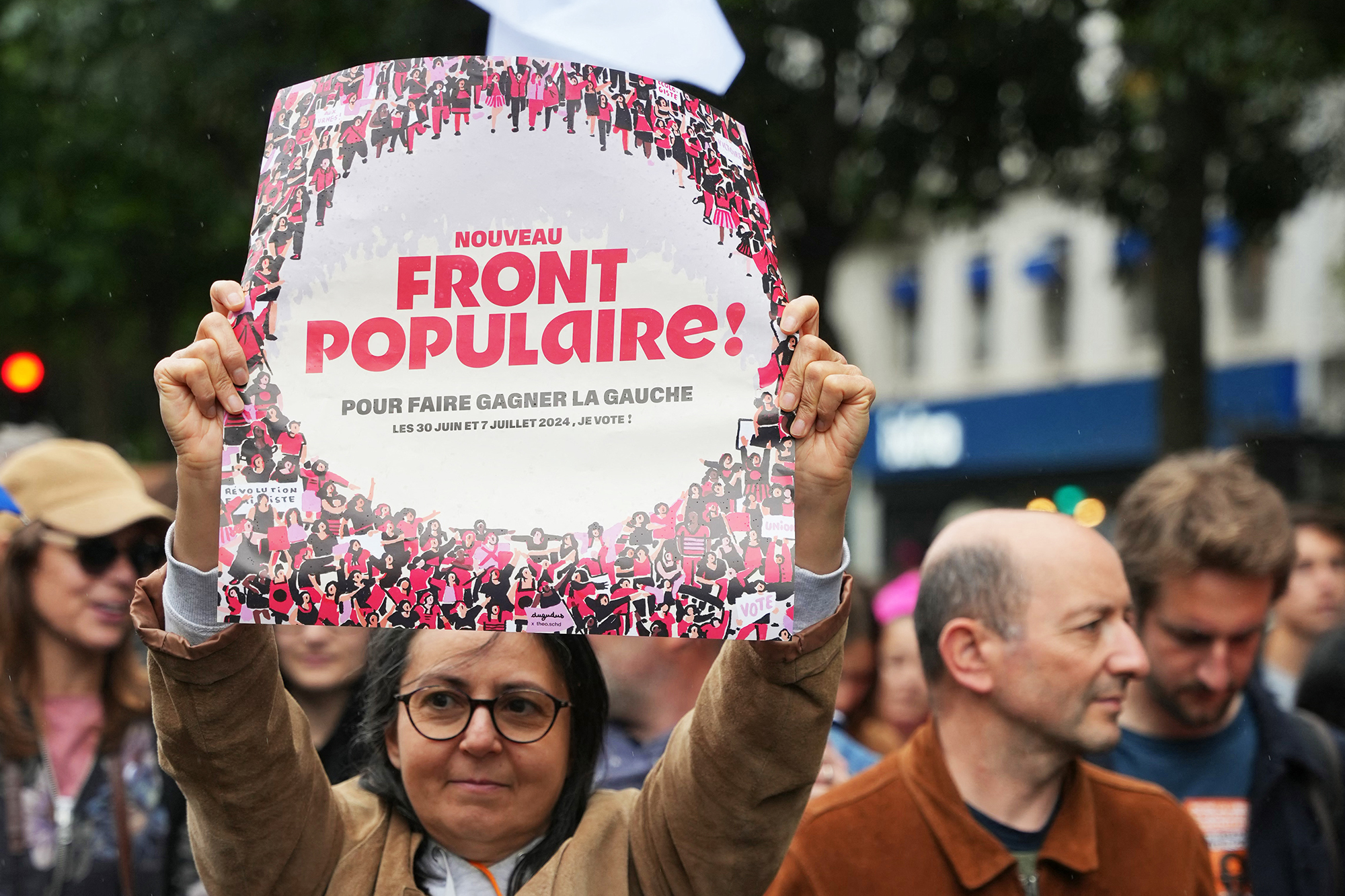 Demo gegen Rechts in Paris am Samstag