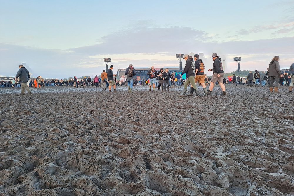 Viel Schlamm beim Metal-Festival Graspop in Dessel