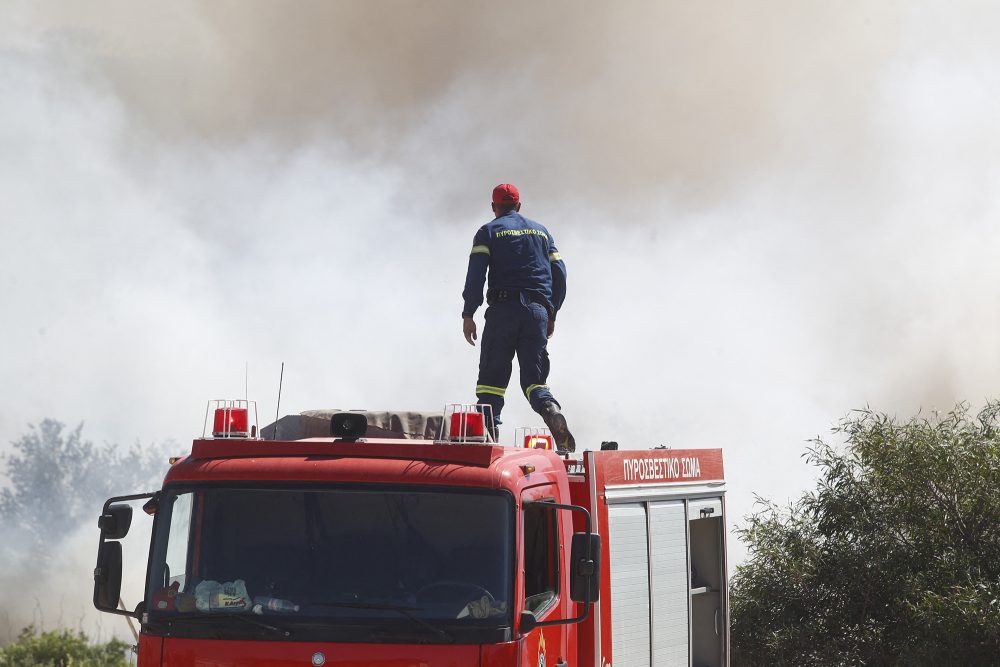 Griechischer Feuerwehrmann