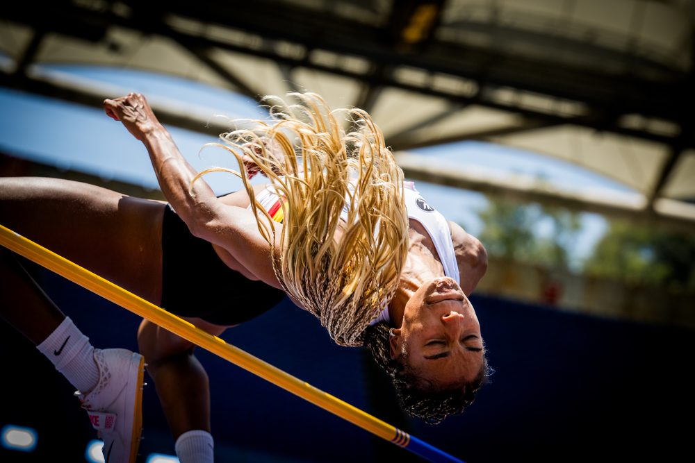 Leichtathletik-EM: Nafi Thiam beim Hochsprung