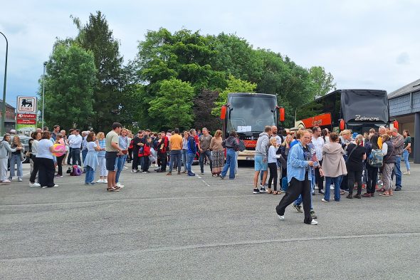 Aufbruch zum Partille-Cup in Göteborg