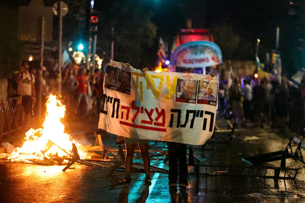 Erneute Proteste in Israel gegen Benjamin Netanjahu