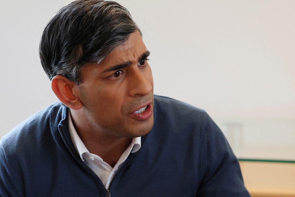 Der britische Premierminister Rishi Sunak