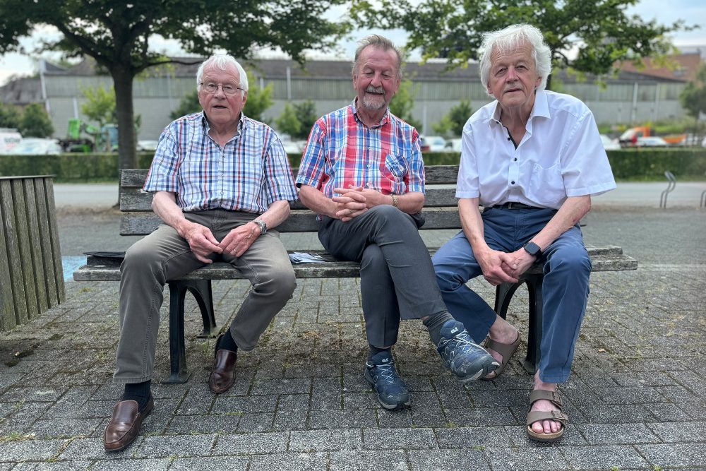 Die drei Gründerväter des RSV St. Vith: Erwin Kirsch, Heinz Kirsch und Mathieu Ledieu