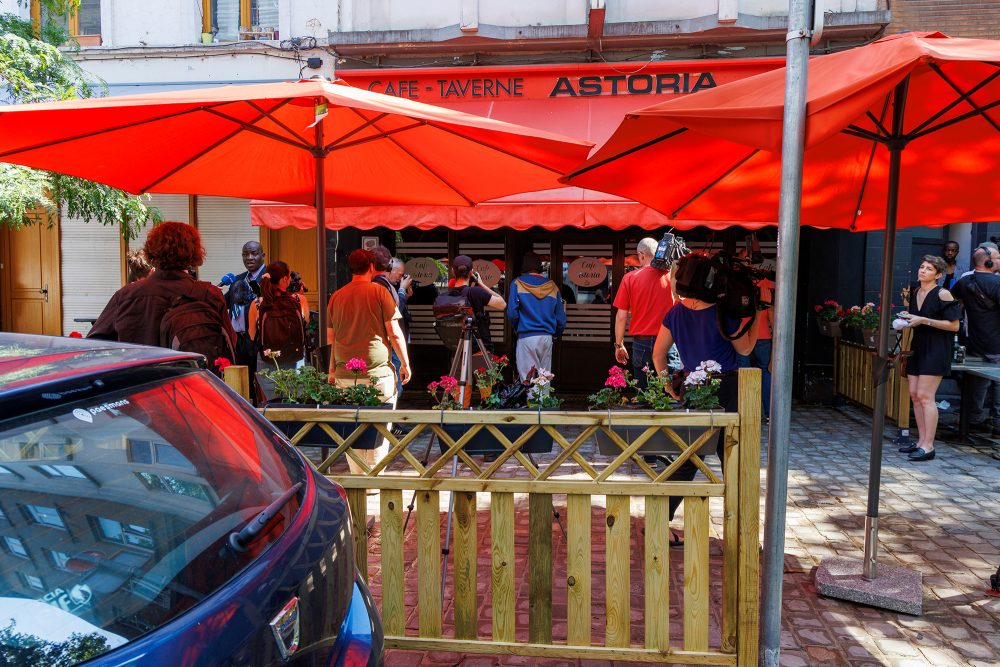 Ein Café in Saint-Gilles war Tatort der Schießerei