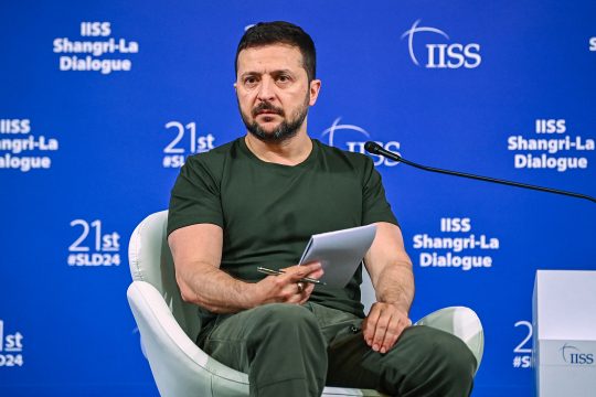 Präsident Wolodymyr Selenskyj bei Shangri-La-Dialog