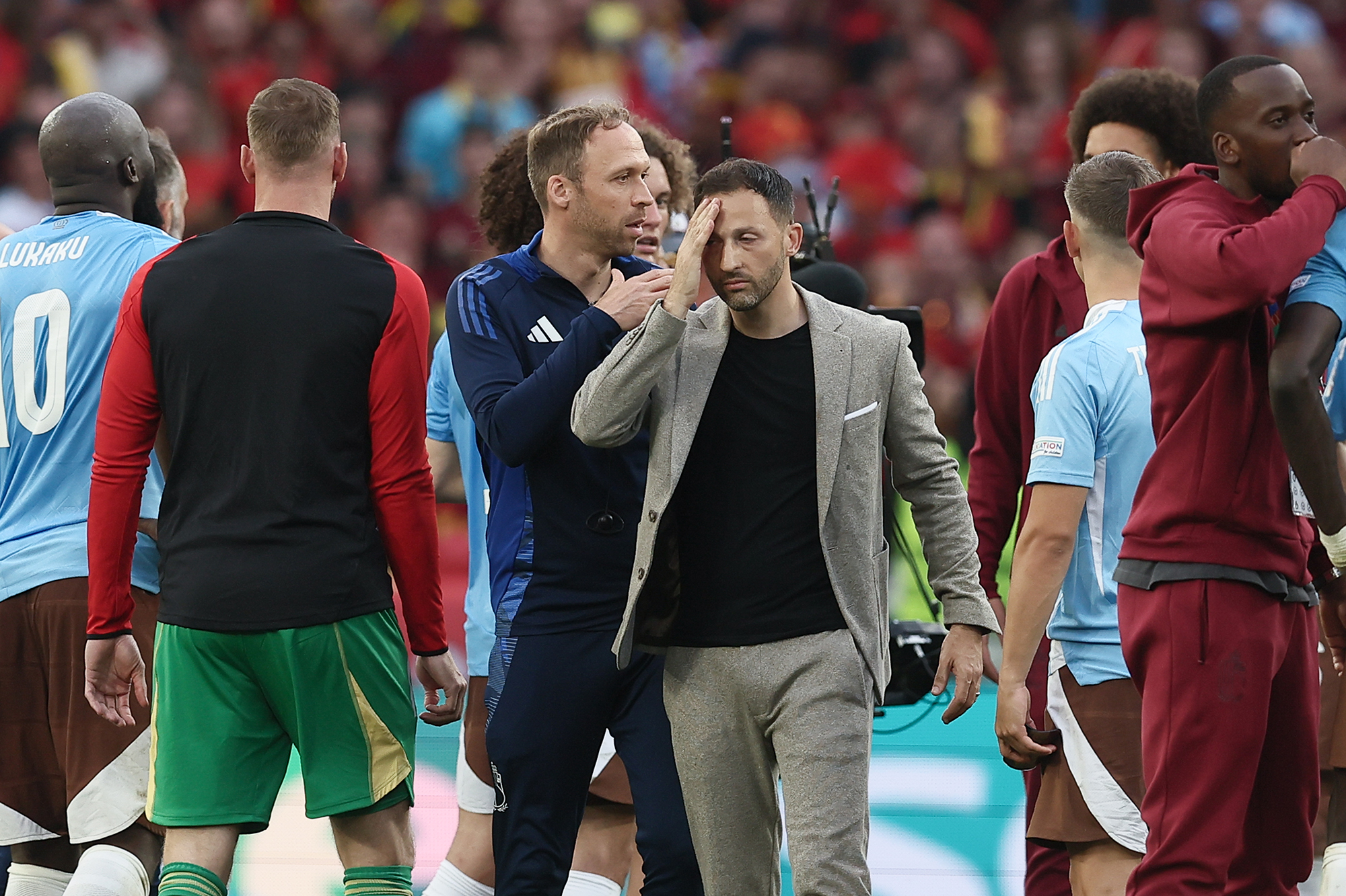 Rote-Teufel-Trainer Tedesco nach dem Unentschieden gegen die Ukraine