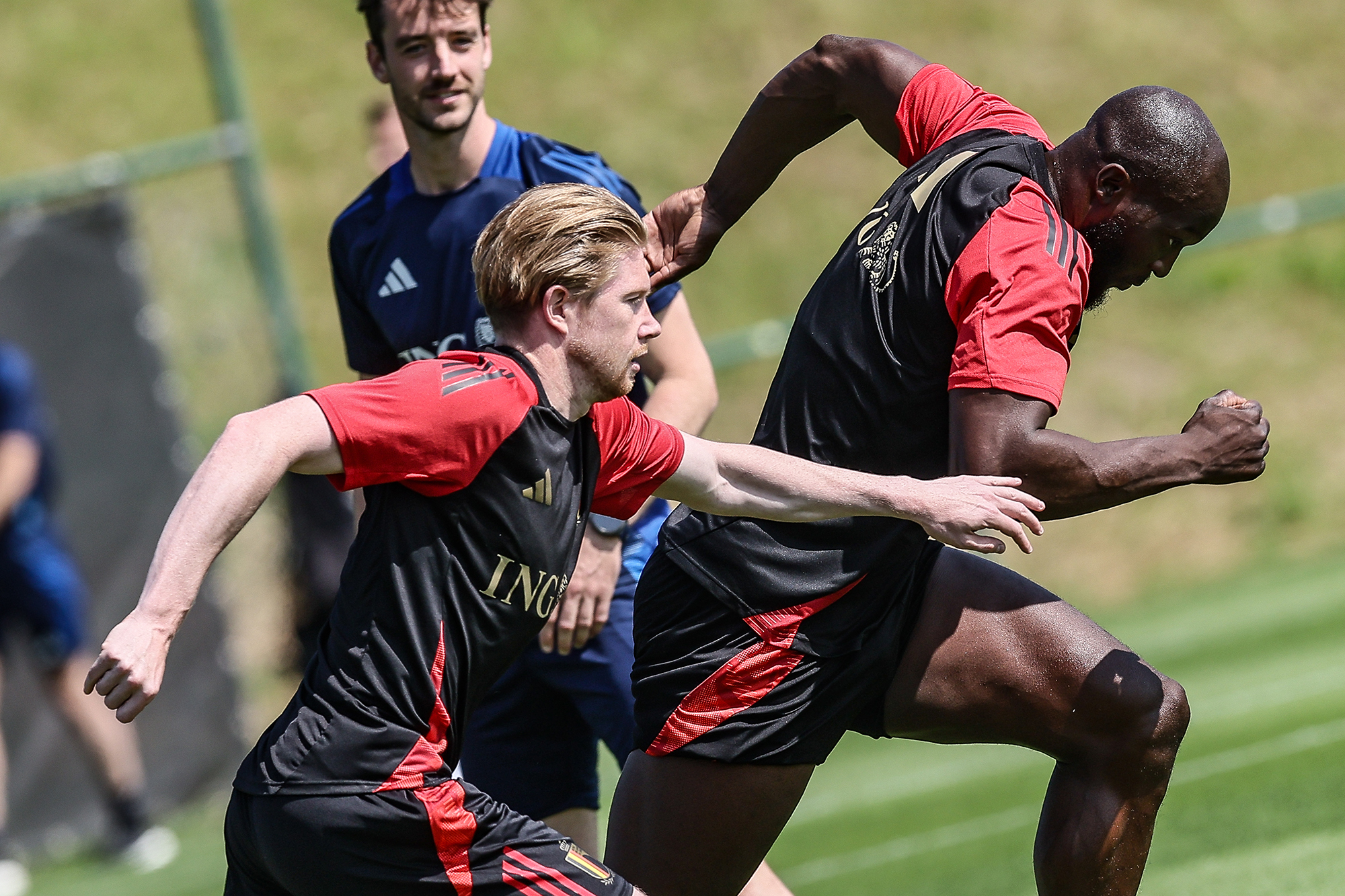 Training der Roten Teufel am Freitag in Tubize