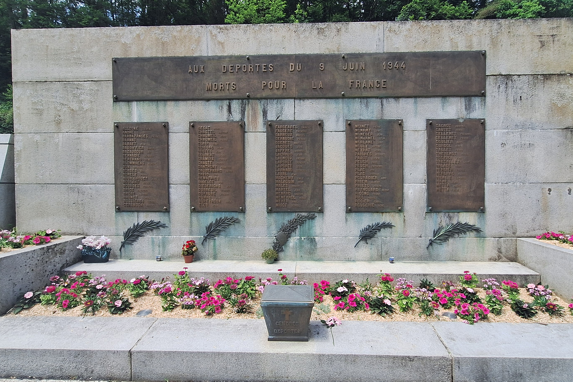 "Haut-lieu de Cueille" in Tulle: Das Denkmal mit den 200 Namen der Opfer