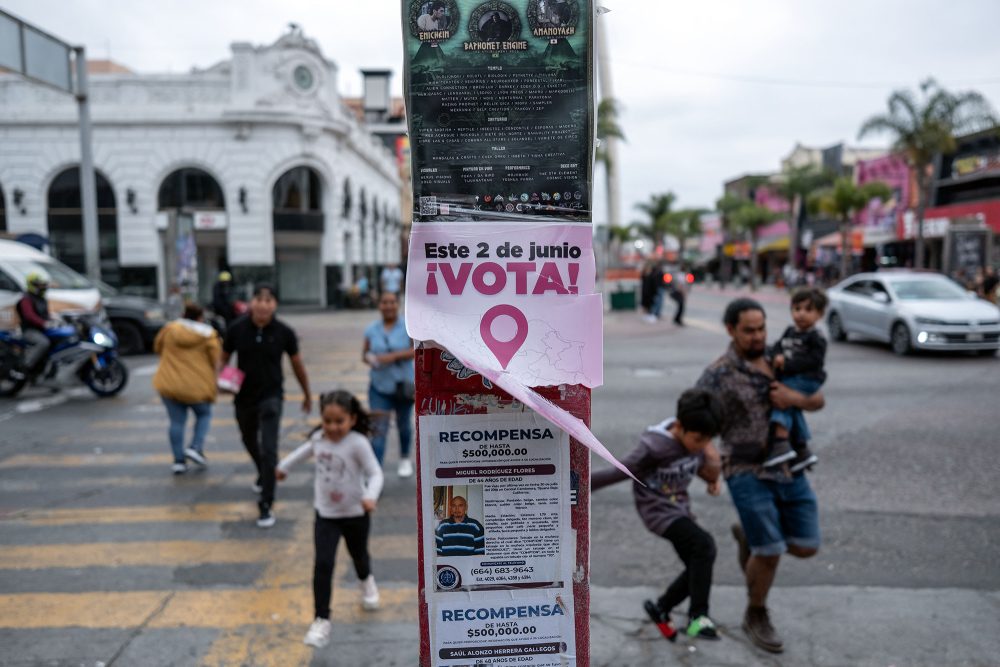 Wahlplakat in Mexiko