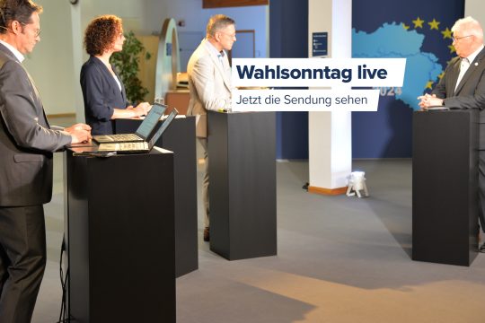 Wahlsonntag live: Jetzt die Sendung sehen