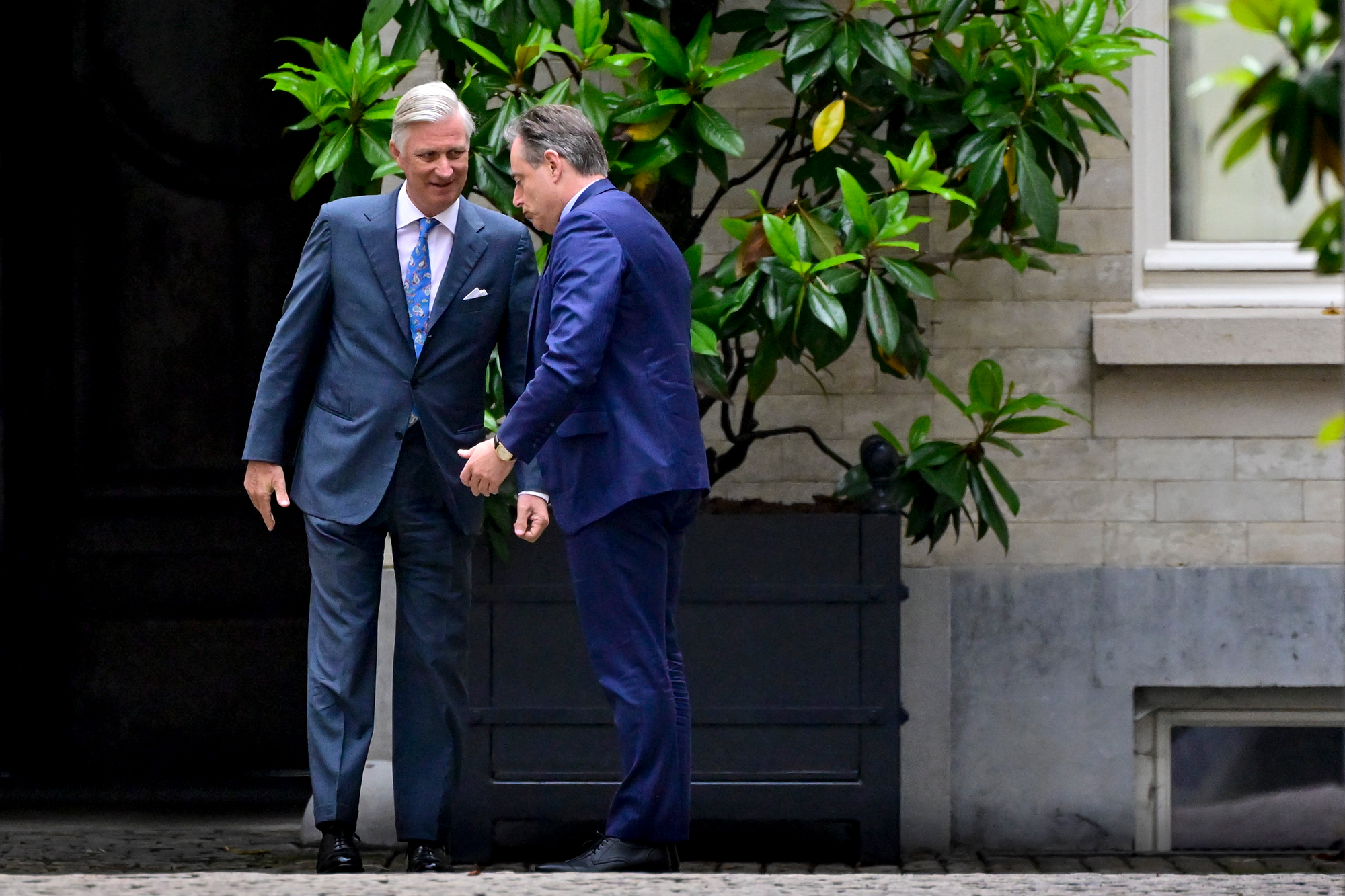 König Philippe mit N-VA-Parteichef Bart De Wever