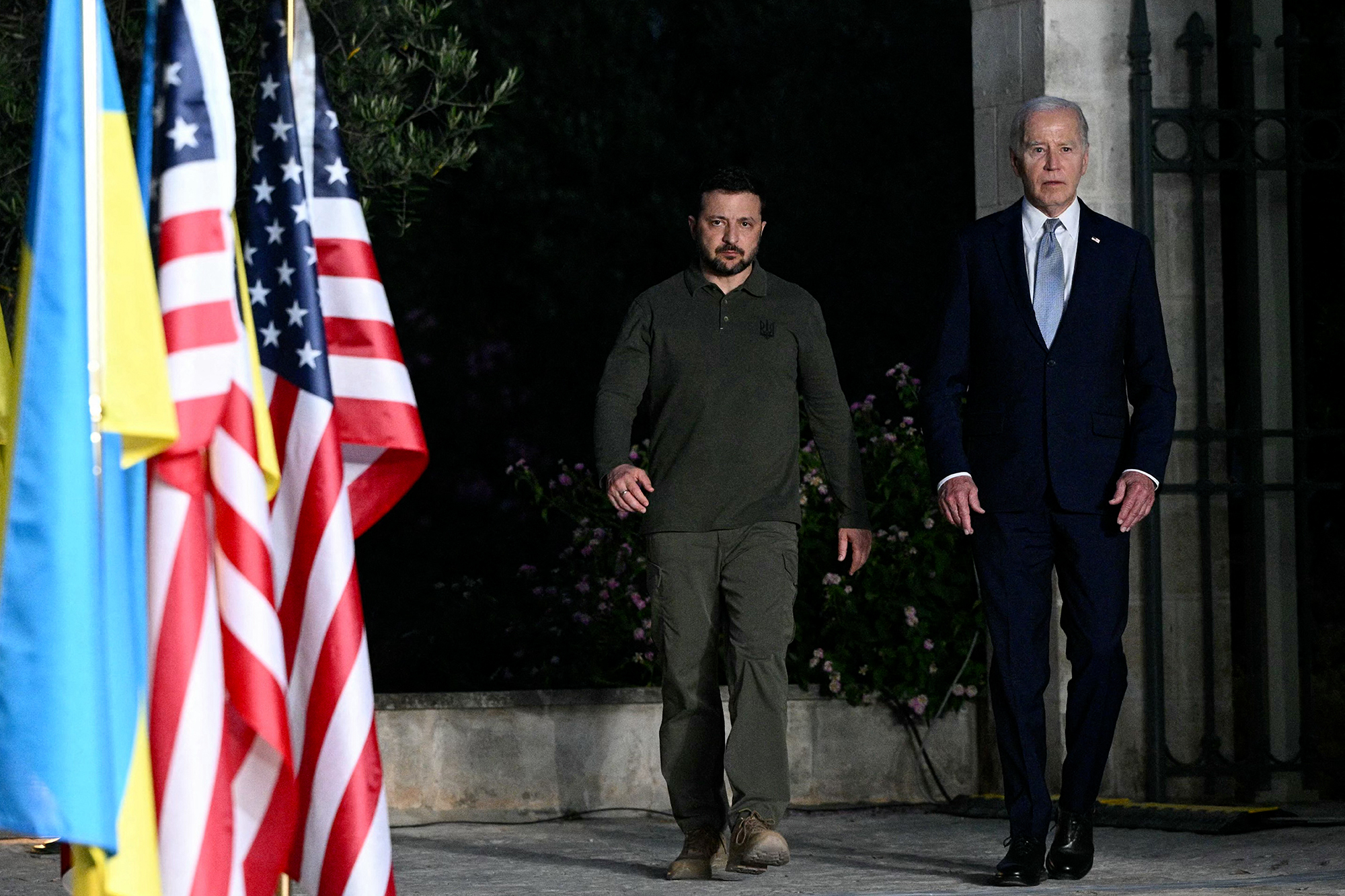 Der ukrainische Präsident Wolodymyr Selenskyj mit US-Präsident Joe Biden