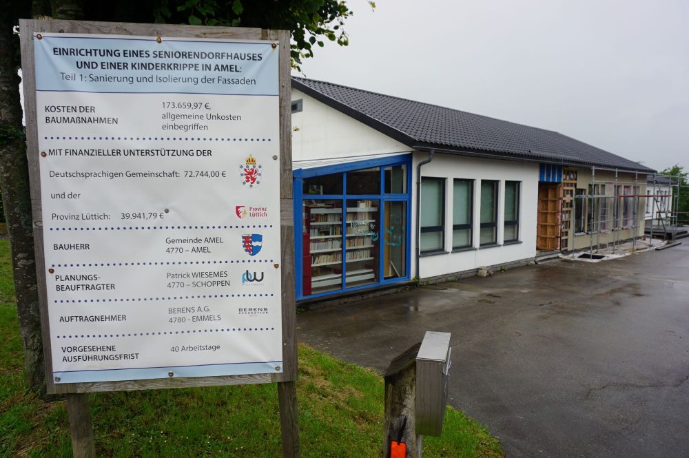 Im früheren Kindergarten am Bambusch in Amel entstehen eine Kinderkrippe und ein Seniorendorfhaus (Bild: Stephan Pesch/BRF)