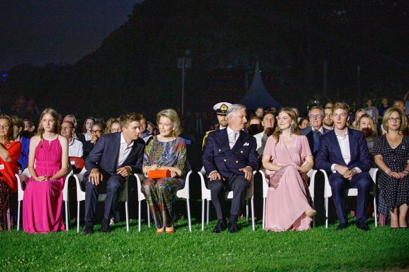 Auch die königliche Familie kam zur "Belgian Party" im Jubelpark