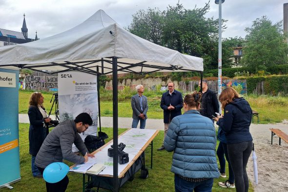 Vorstellung der Pläne für den Aachener Büchel