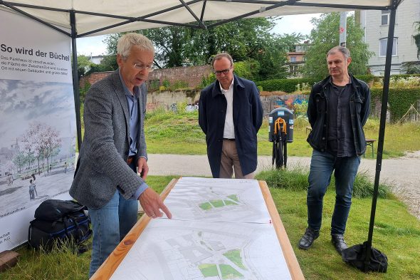 Vorstellung der Pläne für den Aachener Büchel