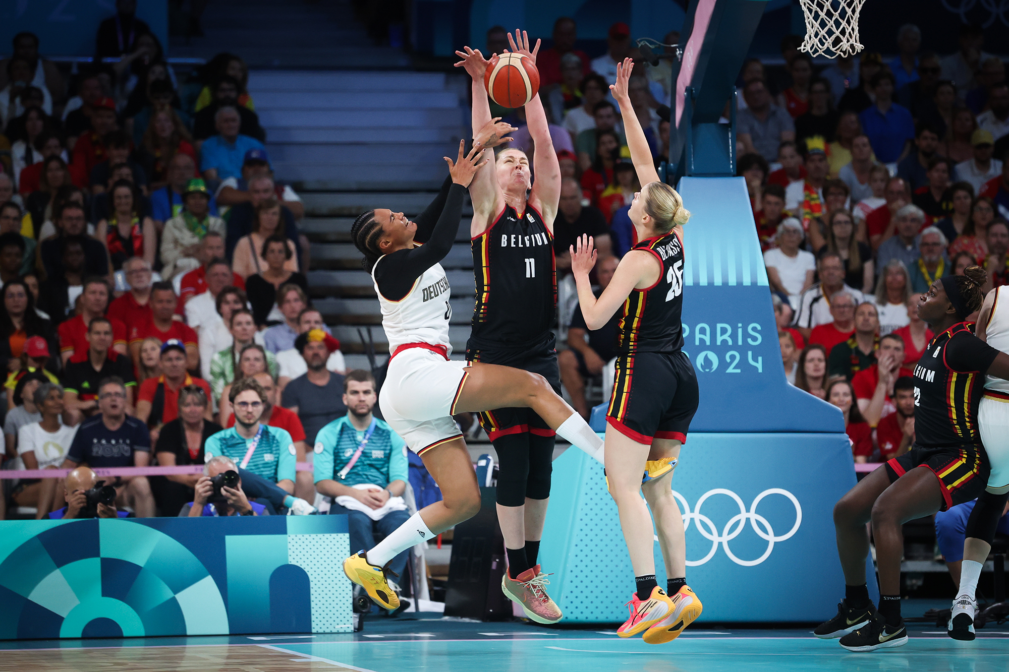 Olympische Spiele: Belgien vs. Deutschland im Basketball