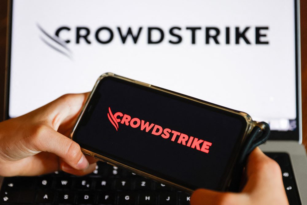 Logo der IT-Firma Crowdstrike