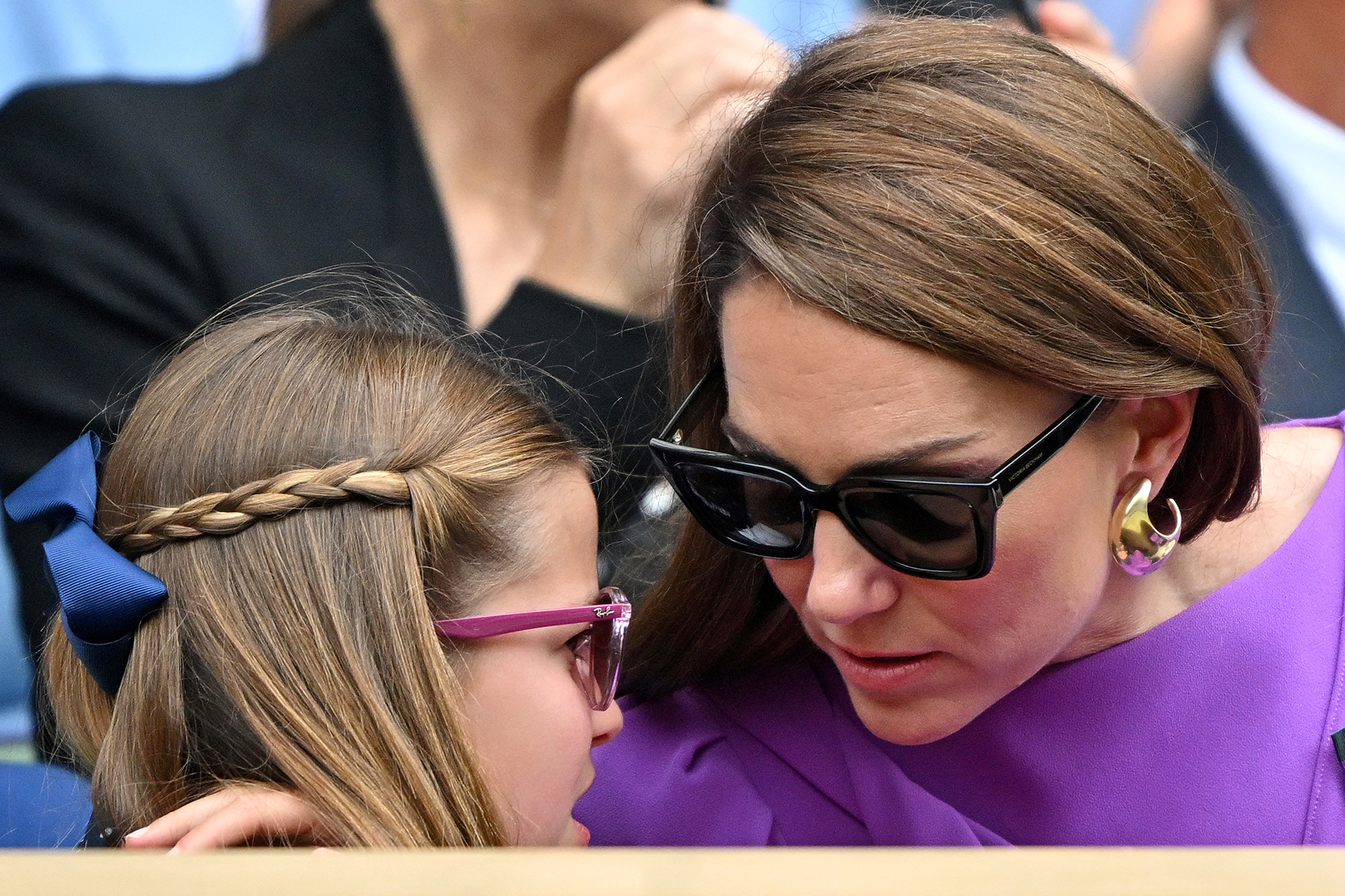 Prinzessin Kate und ihre Tochter Charlotte beim Wimbledon-Finale