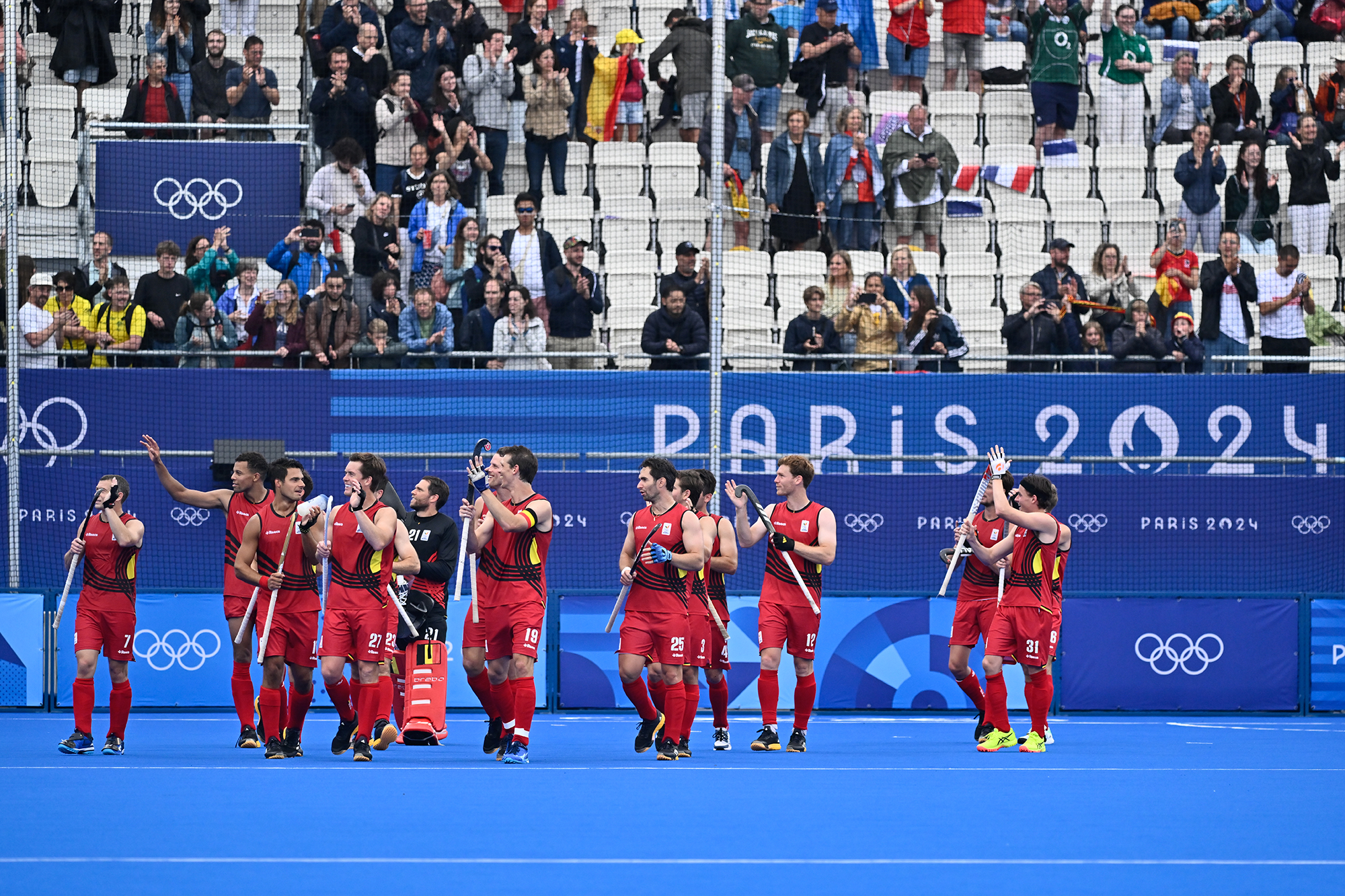 Olympia in Paris: Die Red Lions nach ihrem Sieg gegen Irland