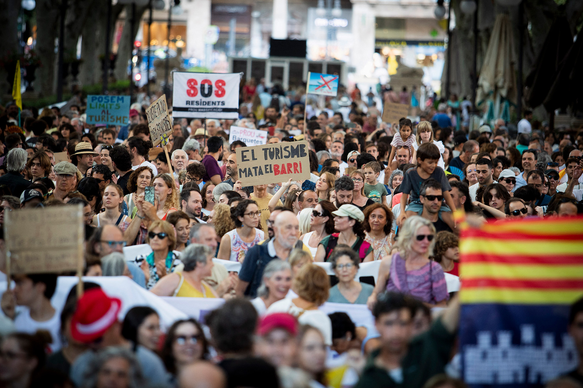 Demo gegen Massentourismus auf Mallorca