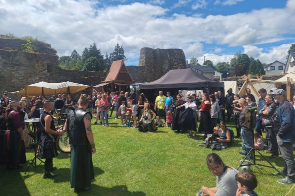 Mittelalterfest in der Burg Reuland