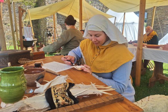 Mittelalterfest in der Burg Reuland