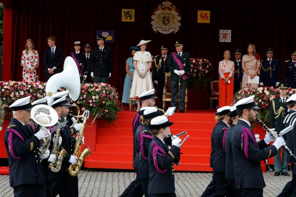 Militärparade zum Nationalfeiertag 2024 in Brüssel