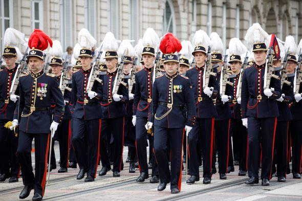 Militärparade zum Nationalfeiertag 2024 in Brüssel