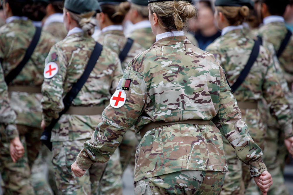 Militärparade zum Nationalfeiertag 2024 in Brüssel