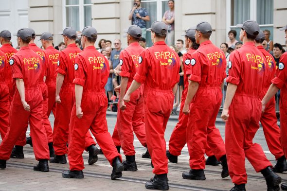 Militärparade zum Nationalfeiertag 2024 in Brüssel