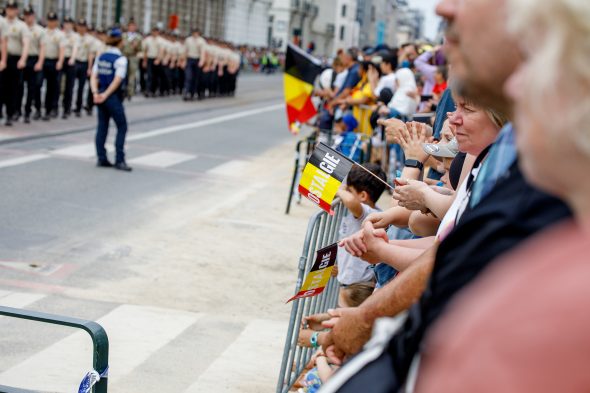 Militärparade zum Nationalfeiertag 2024 in Brüssel