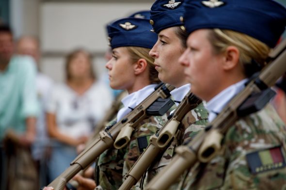 Militärparade zum Nationalfeiertag 2024 in Brüssel