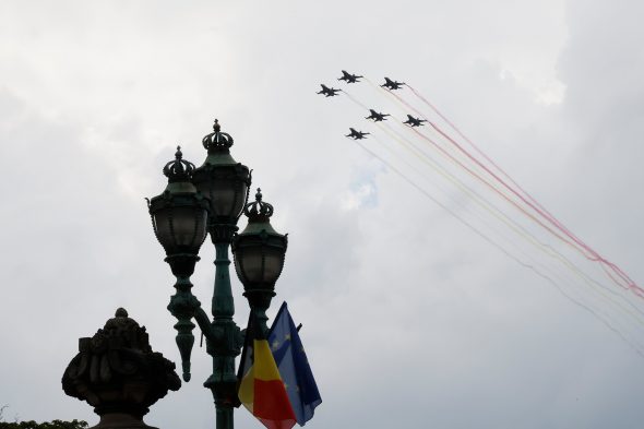 Militärparade zum Nationalfeiertag 2024 in Brüssel